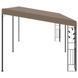 Wall-mounted Gazebo 6x3x2.5 m Taupe 312267