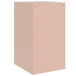 ZNTS Bedside Cabinets 2 pcs Pink 34.5x39x62 cm Steel 841778