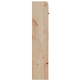 Headboard with Storage 150 cm Solid Wood Pine 855508