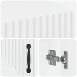 Bathroom Storage Cainet HAARLEM High Gloss White 896839