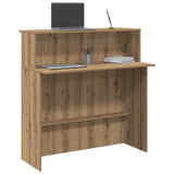 Reception Desk Artisan Oak 100x50x103.5 cm Engineered Wood 859032
