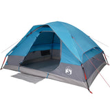 Family Tent Dome 6-Person Blue Waterproof 94782