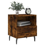 Bedside Cabinets 2 pcs Smoked Oak 40x35x47.5 cm Engineered Wood 827479