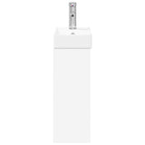 Bathroom Vanity Unit with Tap White 40.5 x 22.5 x 62 cm 889521