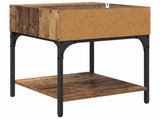 Bedside Table 2 pcs Old Wood 40 x 40 x 50 cm Engineered Wood 881813