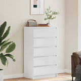 Drawer Cabinet White 60x36x103 cm Engineered Wood 823016