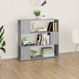 Book Cabinet/Room Divider Grey Sonoma 100x24x94 cm 826648