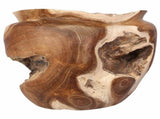 Fruit Bowl JEPARA Teak Brown 35 cm Solid Teak Wood 42010346