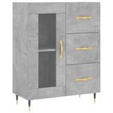 Highboard Concrete Grey 69.5x34x180 cm Engineered Wood 3198581