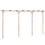 341747 Pergola Bamboo 385x40x205 cm