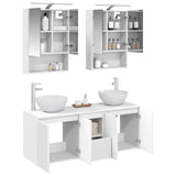 Bathroom Cabinet Set 5 pcs White 50 x 14.5 x 70 cm 3406359