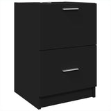 Sink Cabinet Black 40x37x59 cm Engineered Wood 848102