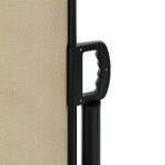ZNTS Retractable Side Awning Beige 220x1200 cm 4004870