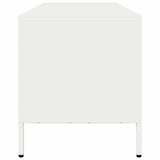 TV Cabinet White 135x39x43.5 cm Cold-rolled Steel 851309