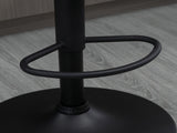 Modern Bar Stools Set of 2, Height Adjustable Swivel Barstools, PU Leather Upholstered Bar Chair T3398P329920