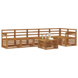 Sectional Sofa Set 7 pcs Natural Solid Acacia Wood 3374914