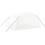 Greenhouse with Steel Frame White 16 m 4x4x2 m 3188072