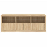Sideboard with LED Lights Sonoma Oak 181.5x37x67 cm 3209004