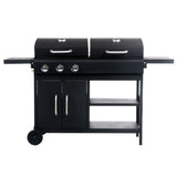 Gas Charcoal Combo Grill with 3 Burners 47388