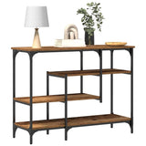 Console Table with Shelf with Storage Old wood 100 x 35 x 75 cm 863559