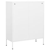 Storage Cabinet White 80x35x101.5 cm Steel 336161