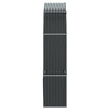 Log Holder Anthracite 120x45x210 cm Galvanised Steel 364562