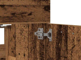 2 Piece Bathroom Furniture Set Old Wood Engineered Wood 862039