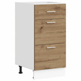 Bottom Cabinet Lyon Artisan Oak 40x46x81.5 cm Engineered Wood 854219