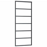 Sliding Door with Hardware Set ESG Glass&Aluminium 76x205 cm 3081950