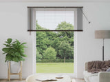 Venetian Blind Dark Brown with Pattern 213 x 130 cm 25 mm PVC 42003806