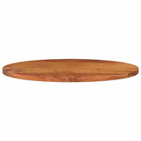 Table Top 140x60x3.8 cm Oval Solid Wood Acacia 370817
