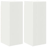 TV Wall Cabinet 2 pcs White 30 x 31 x 80 cm Engineered Wood 892290