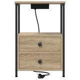 Bedside Cabinet Sonoma Oak 40 x 31 x 60 cm Engineered Wood 859442
