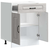 Kitchen Base Cabinet Kalmar Grey Sonoma Engineered Wood 853493