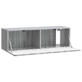 Wall-Mounted TV Cabinet Grey Sonoma 98 x 31 x 30 cm 898391