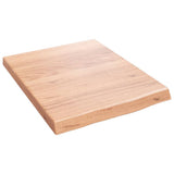 Wall Shelf Light Brown 40x50x cm Treated Solid Wood Oak 363633