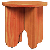 Coffee Table 2 pcs Wax Brown Solid Pine wood 873555