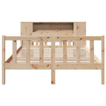 Bookcase Bed without Mattress 160x200 cm Solid Wood Pine 3322090