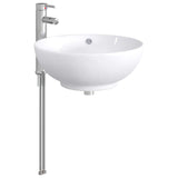 Bathroom Wash Basin Chrome 44 x 44 x 16 cm Metal 890246
