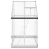 Greenhouse with Base Frame Silver 169x114x202 cm Aluminium 4005825