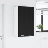 Hanging Cabinet Black Oak 60 x 31 x 100 cm Engineered Wood 884355