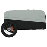 Bike Trailer Black and Grey 30 kg Iron 94035
