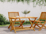 Folding Garden Table 90x52.5x65 cm Solid Wood Acacia 364894