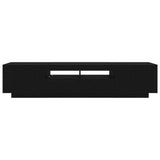 TV Cabinet 2 pcs Black 180 x 35 x 40 cm Engineered wood 3333062