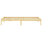 ZNTS Bed Frame without Mattress Solid Wood Small Single 809977