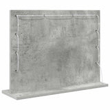 Vanity Mirror Rectangular Concrete Grey 60 x 45 x 18 cm 868312