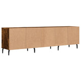 TV Cabinet Smoked Oak 150x30x44.5 cm Engineered Wood 831297