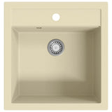 Granite Kitchen Sink Single Basin Beige 144856