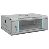 Network Cabinet with Storage Grey 53 x 35 x 21 cm Steel 42017645