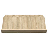 Magazine Rack Sonoma Oak 90 x 53 x 28.5 cm Engineered Wood 890890
